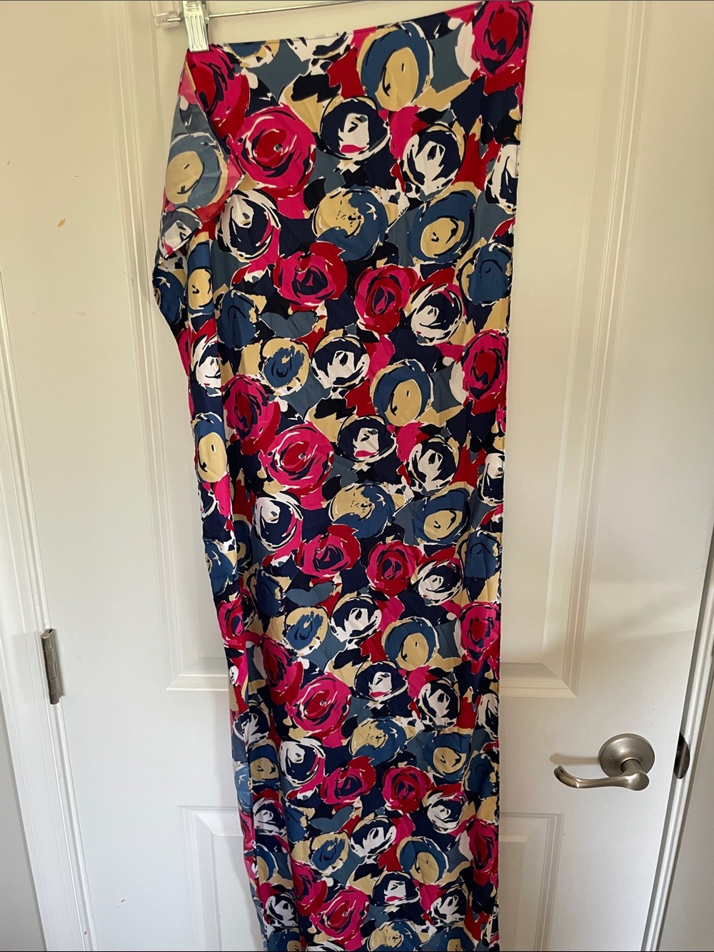 NWT Echo Floral Scarf in Navy, Pink &  Cream